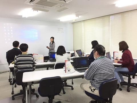 パソコン講習の様子